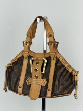 Louis Vuitton LV Monogram Theda GM Vintage Satchel Bag (2004)